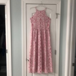 Maxi dress with spaghetti straps
